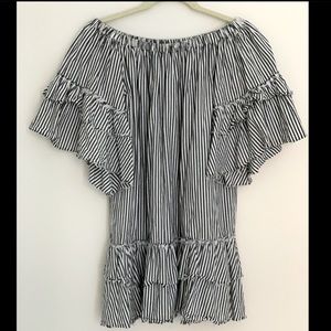 Zara off the shoulder dress